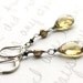golden quartz and black spinel earrings . pearl quartz and spinel fashion earrings . limited edition . free shipping . ready to ship