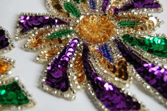 mardi gras beaded tops