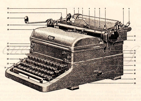 The Royal Typewriter Diagram Gray Magic Model