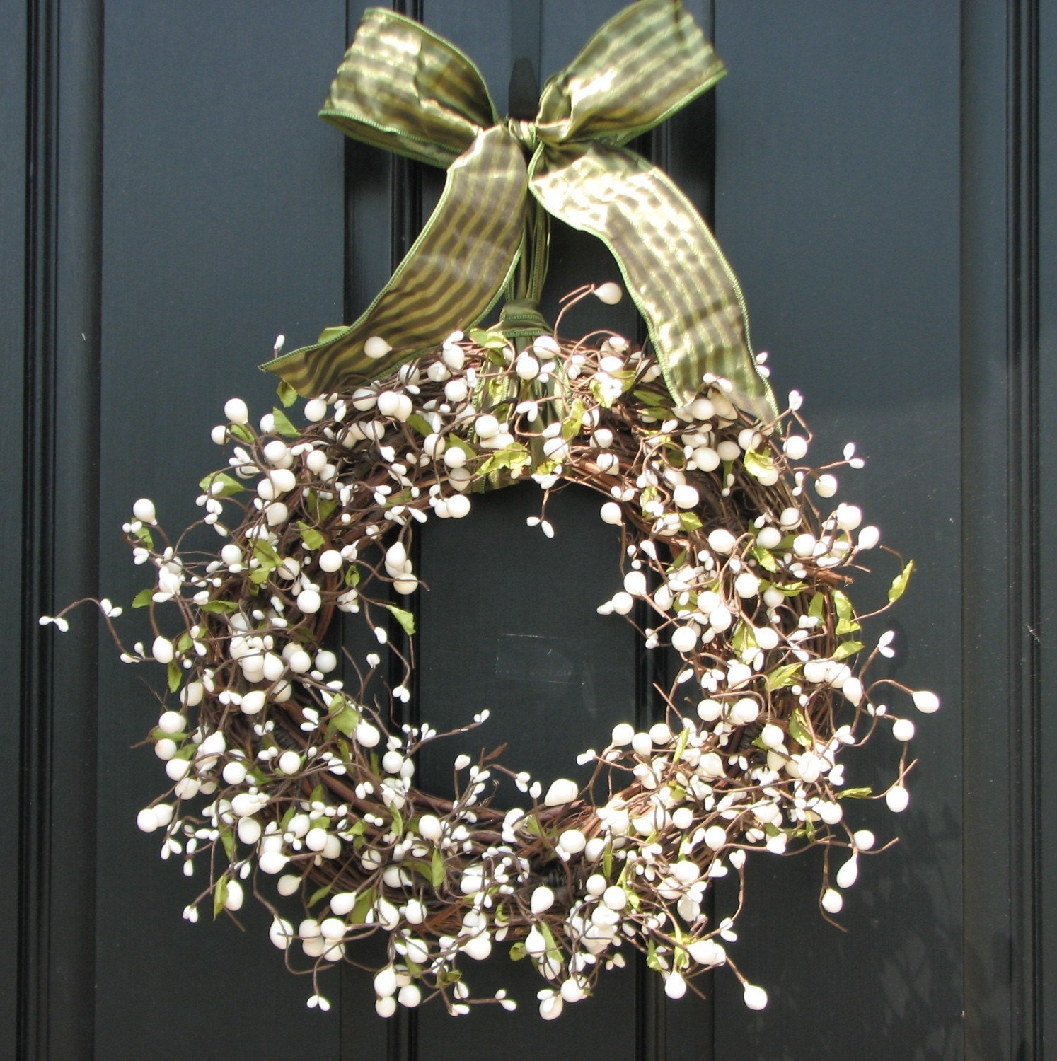 White Berry Wreath