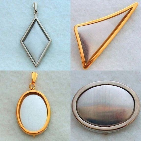 Any 10 pendant and pin settings frames special embroidery Any 10 pendant and pin settings frames special embroidery