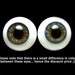 20mm pair of German Blown Glass Eyes in Gray Brown