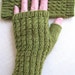 Fingerless Gloves for Women - Pistachio