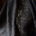 28" remnant Stretch Lace Fabric in Black Roses for Garments, Lingerie, Sleepwear, Costume Design