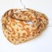 CCommuter Cowl in Mustard Yellow. Womens Fashion. Floral. For Her. Loop Scarf. Infinity Scarf. Spring Fashion. Citrine