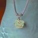 Necklace Rare Light Green Sea Glass