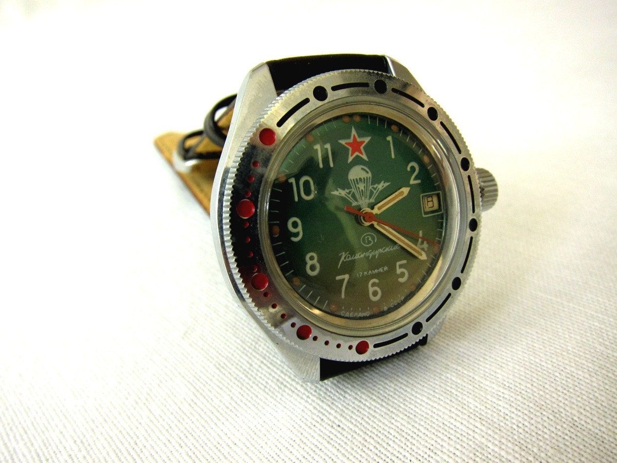 Vintage Russian Watch. Unused Vintage Watch. by mrsdazo on Etsy