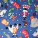 One Yard of M Liss Circus Tossed Fabric