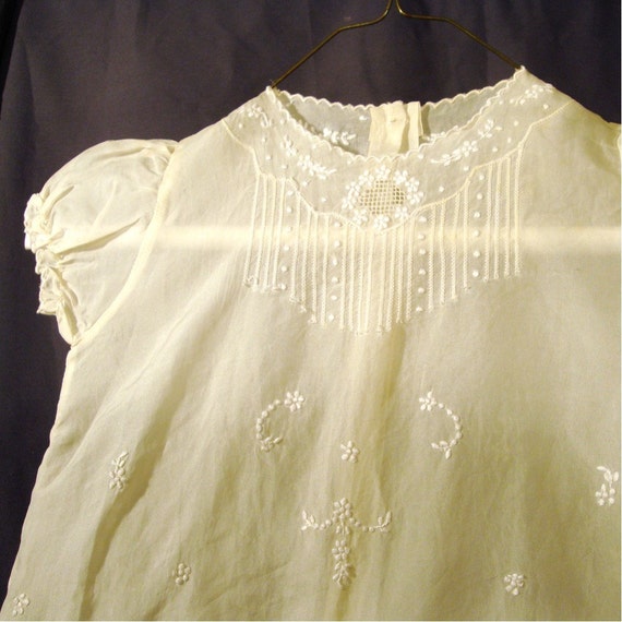 Christening Dress SALE Vintage Little Baby Girl Dress SALE