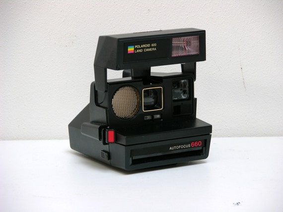 Tested Vintage Polaroid AutoFocus 660 Land Camera With Box