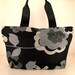 HALF PRICE SALE. Tote in Recycled "Bloom" Fabric.