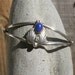 Vintage Sterling Bracelet Lapis SW Cuff