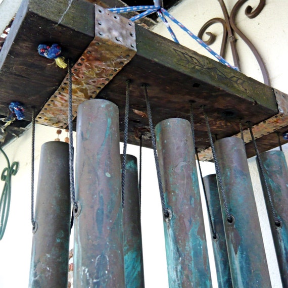 Copper Wind Chime Rocketshotz Copper Verdigris Wind Chimes