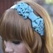 Turquoise Bow Headband