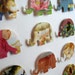 Eloise Wilkins Recycled Rare Vintage - 3D Baby Elephant Whimsy Collage - 5X7