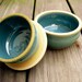 Butter Crock (bell shaped) in Robins Egg Blue