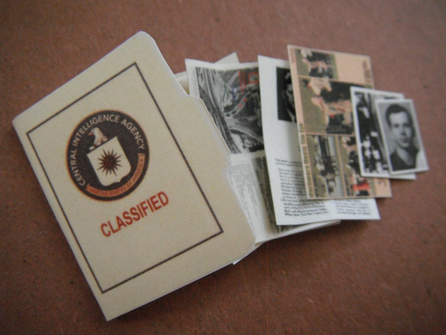 Miniature CIA File Kennedy Assasination by LDelaney on Etsy