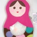 CLEARANCE SALE - My Sweet Babushka Doll Large I Spy Bag - Matryoshka
