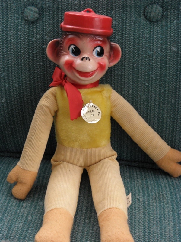 old monkey doll