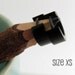 Mens Earrings Black Huggie Hoop - or Ear Cartilage Piercing Jewelry or Eyebrow Ring - Black Hoop (XS 9mm) (no.112)