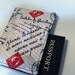 Letters from Paris Passport Cover for your travel identification, great gift, graduation