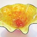 Blown Glass Bowl - Large - bright colors