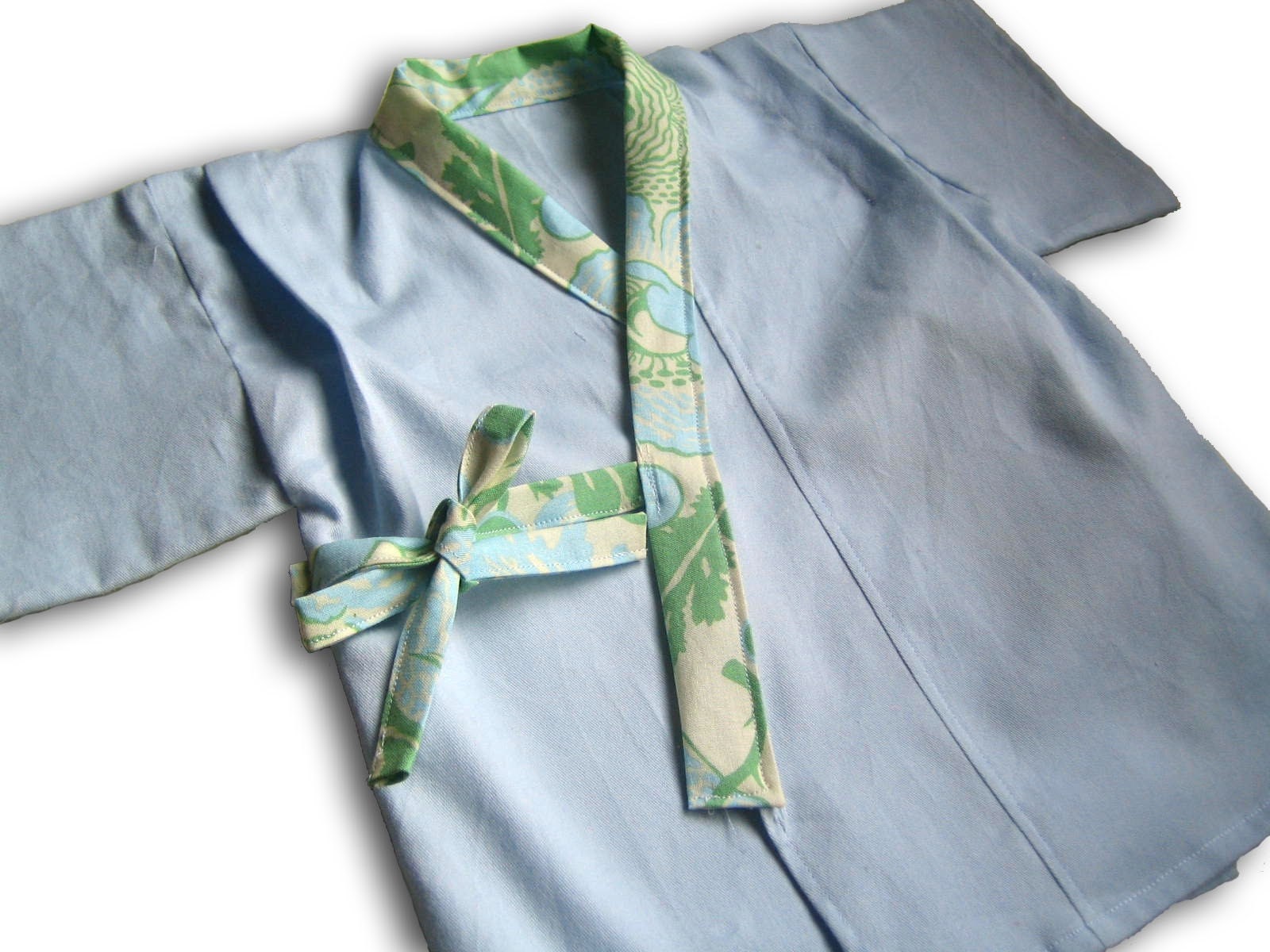 Baby Kimono Wrap / Rope Japanese Style in Blue