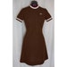 brown 1960's lacoste margot tenenbaum tennis dress