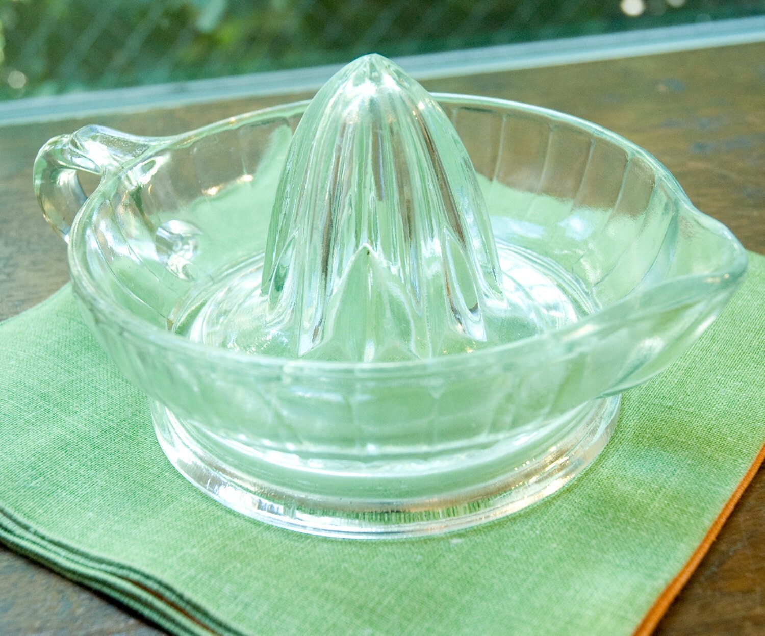 Vintage Glass Reamer Juicer