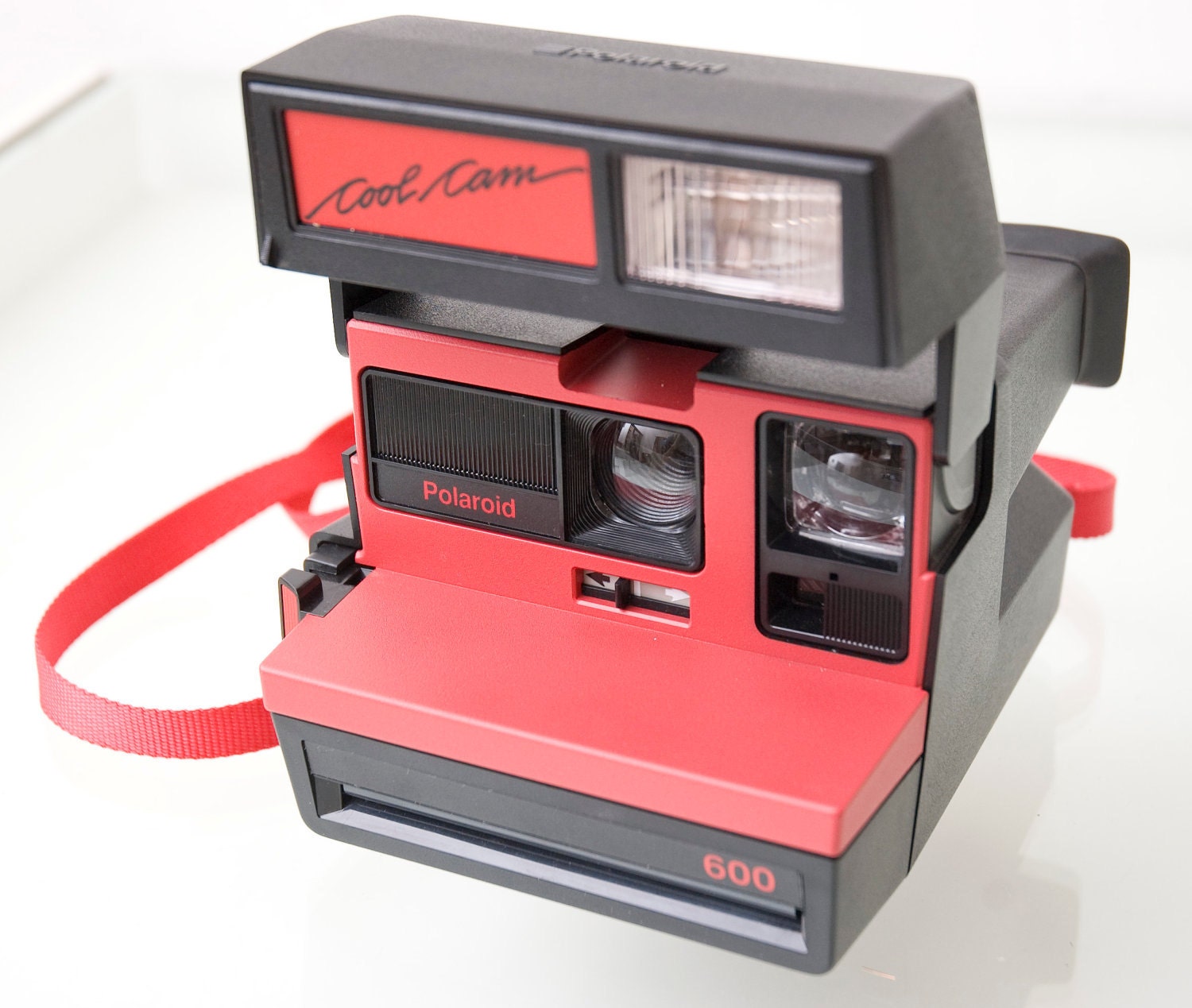 Red Polaroid Cool Cam 600 Instant Camera