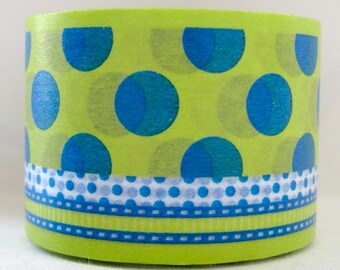 japanese washi masking tape -bold - dot/ribbon - C