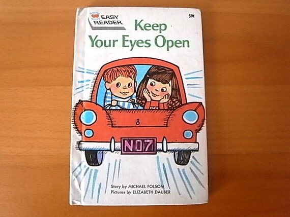 Items Similar To 60s Vintage Children S Book Keep Your Eyes Open On Etsy