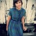 Vintage 50's 60's Ruffle and Plaid Dress (XS-S)