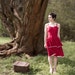 The Bardot Red Ruffle Dress - XS, S, M, L