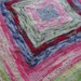 Large Bold Square Area Rag Rug 60" by 60"