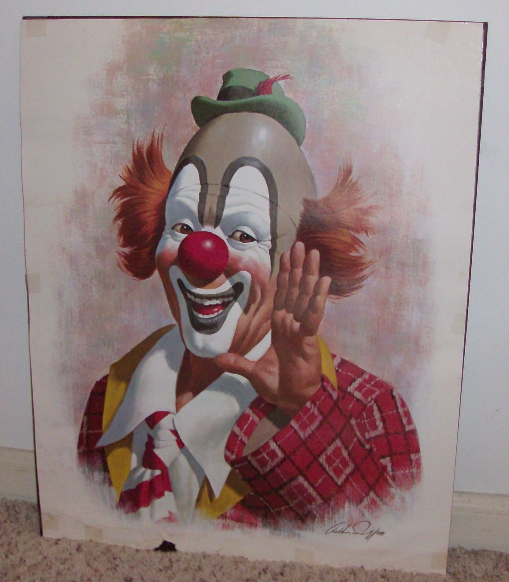 SALE Ringo the Clown Poster Sized Print