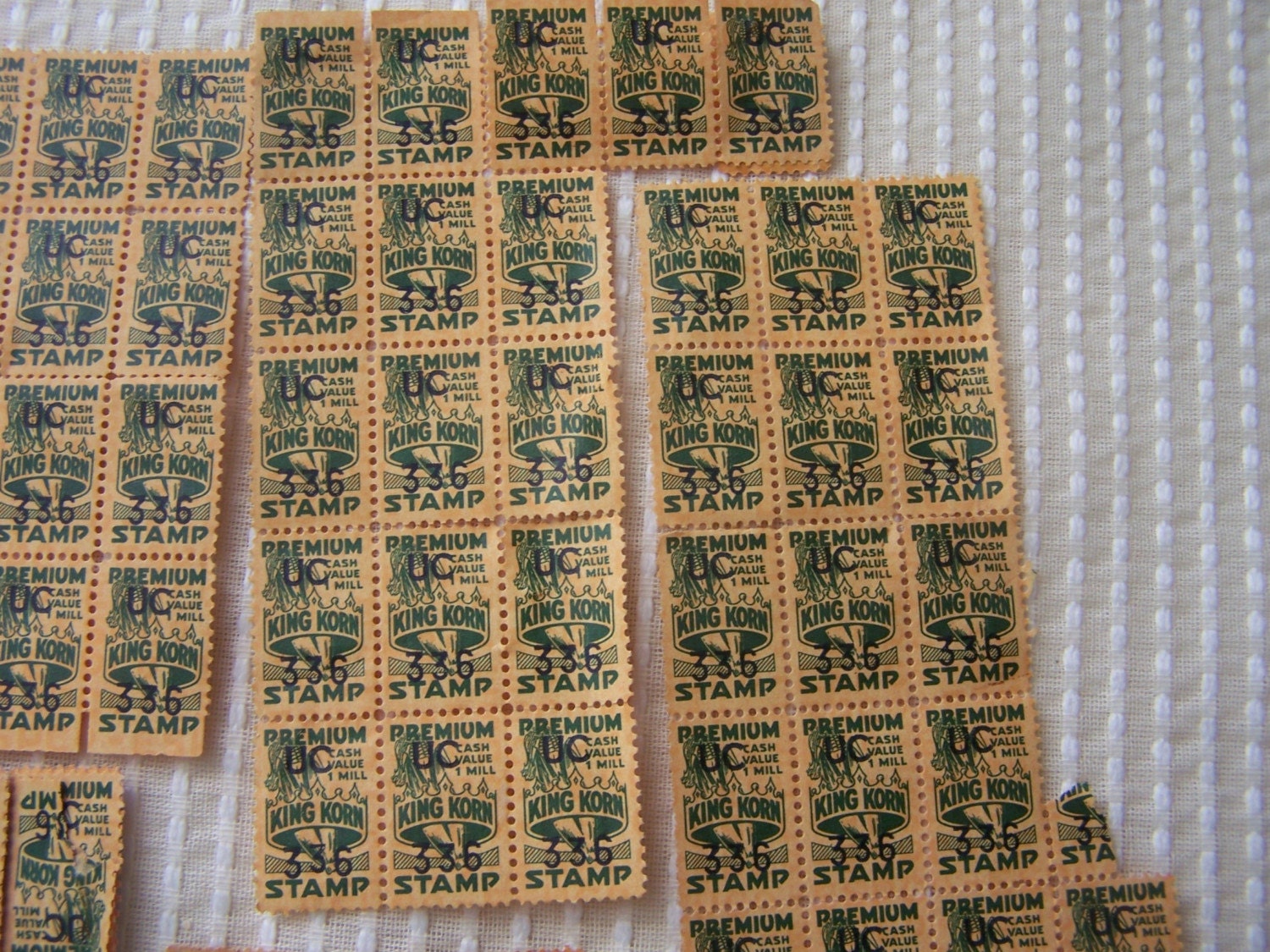Vintage Redemption Stamps Premium King Korn