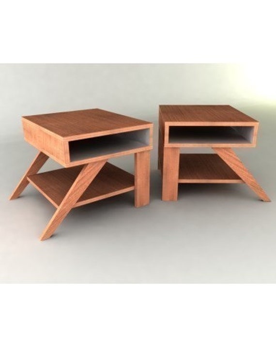  Retro Modern  Eames style End Tables Furniture  Plan