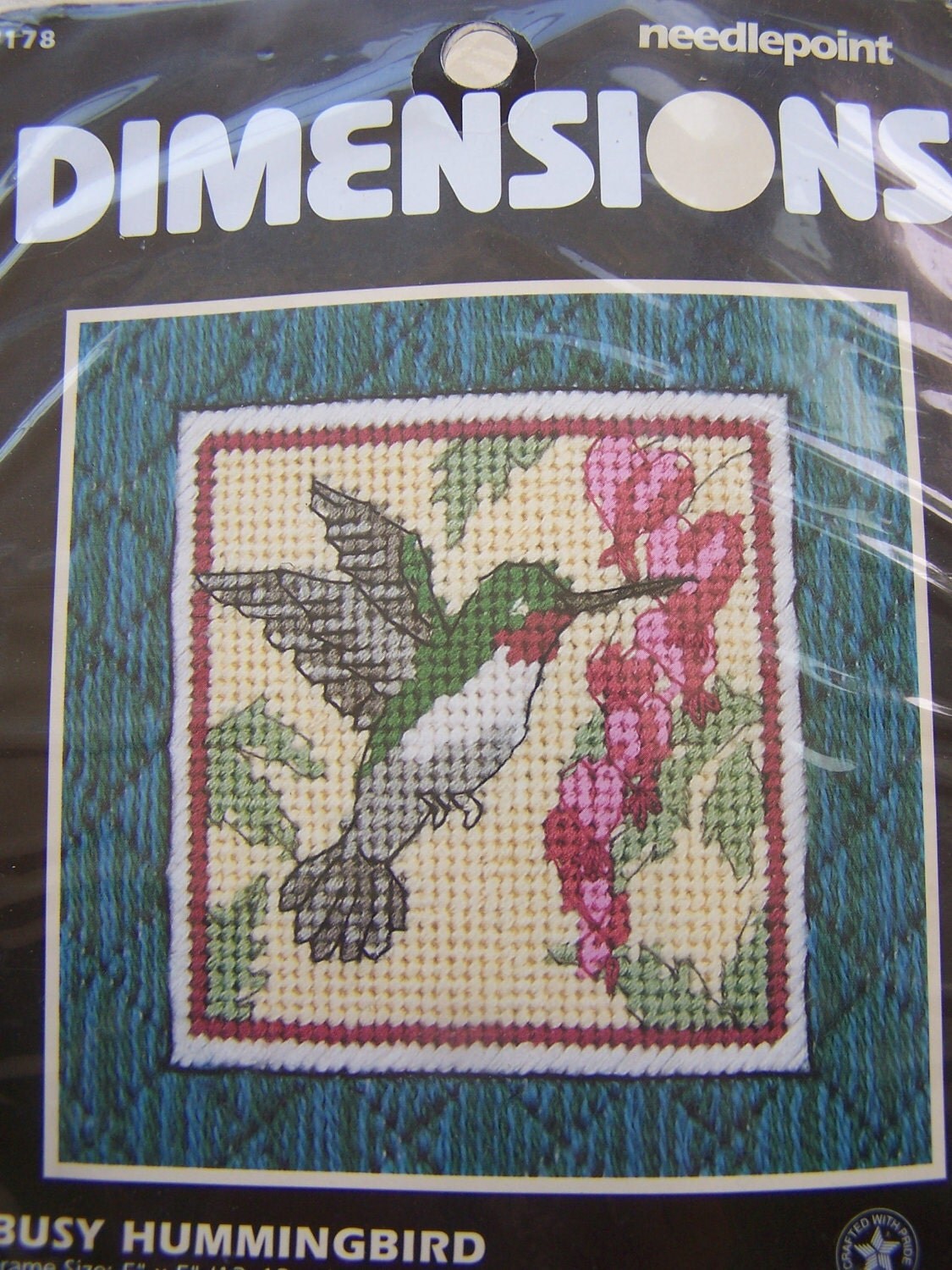 Dimensions BUSY HUMMINGBIRD Needlepoint Kit Needlework Kit