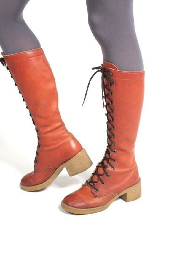 vintage thigh high boots