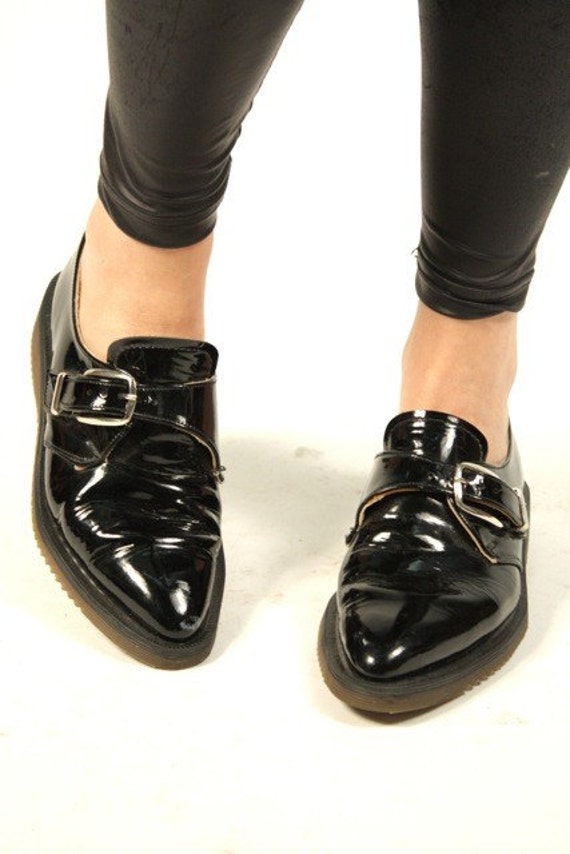 leather brothel creepers