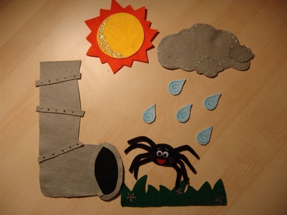 Itsy Bitsy Spider Felt Set