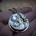 Steampunk Necklace Gorgeous Round Vintage Watch Movement