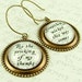 Macbeth Shakespeare Brass Earrings - By The Pricking of My Thumbs Literary Quote Jewelry