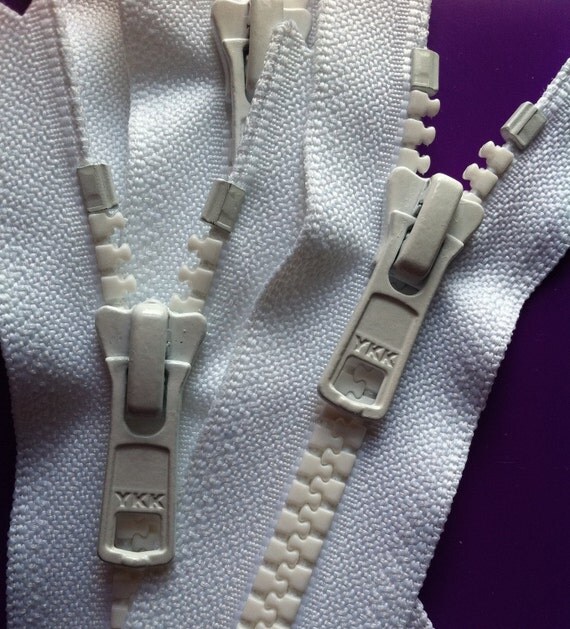 5 Inch YKK Vislon 5mm Molded Plastic Teeth Sports Zippers 1