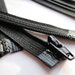 Separating Zippers- 18 Inch Black Nylon Coil Ykk Brand Zippers- (5) Pieces