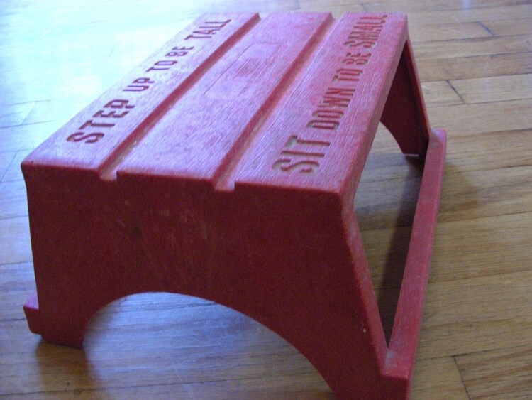 Vintage Childrens Step Stool or Seat by VintageResurrected on Etsy