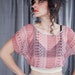 Cropped Sheer Henna Shirt SALE