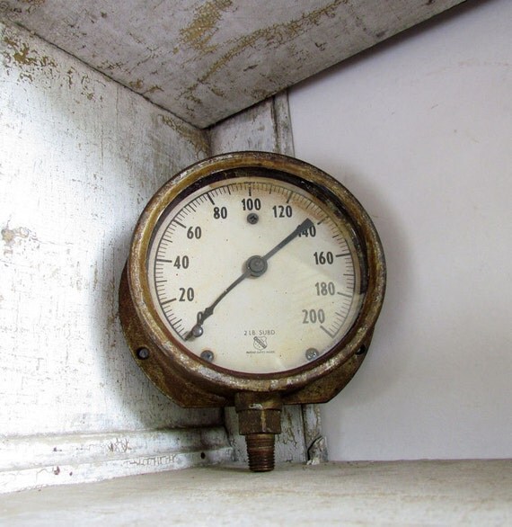 Vintage Industrial Gauge