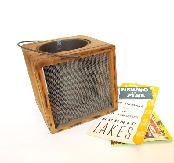 Vintage Wooden Cricket Cage